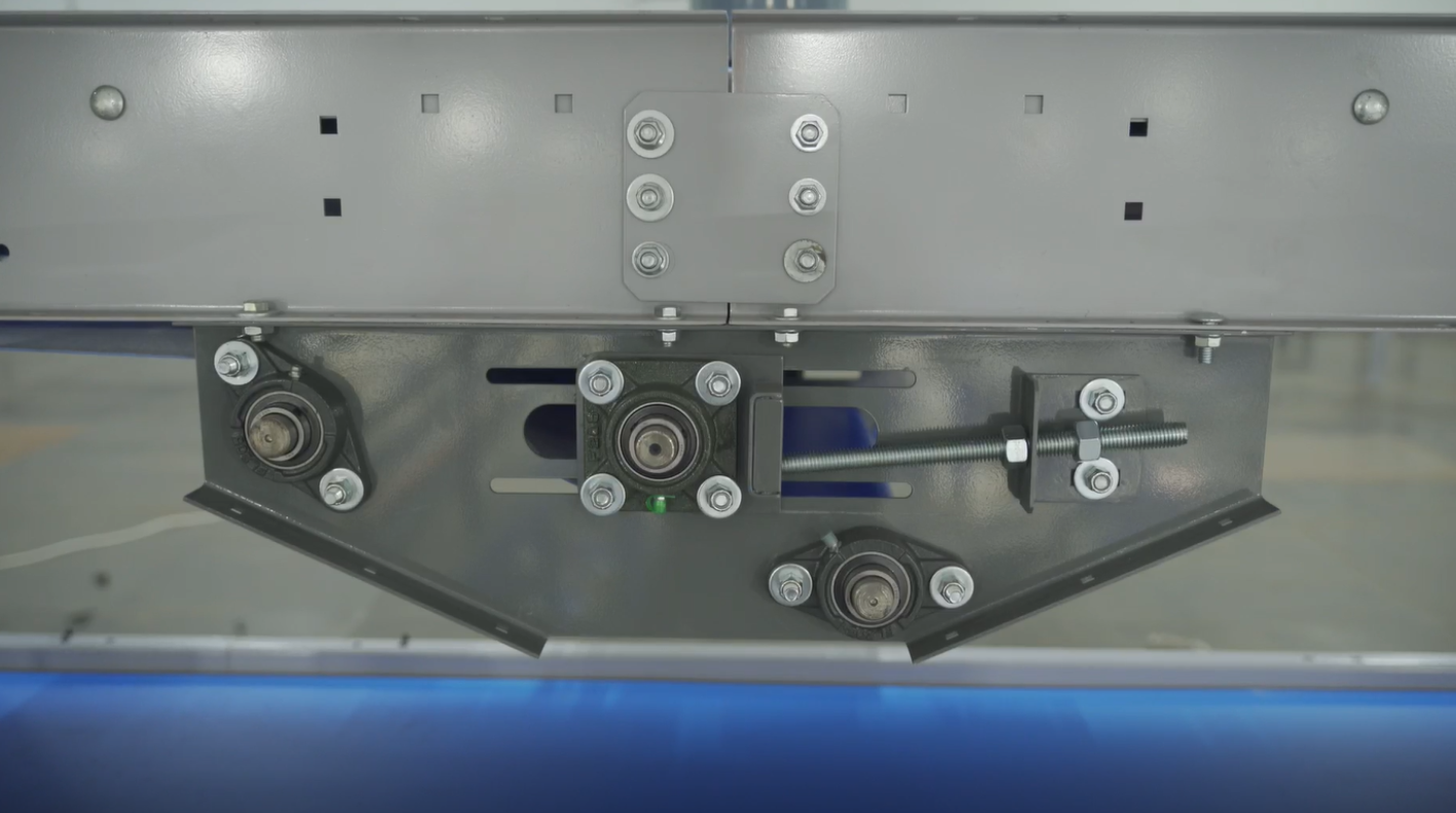 Sistema de transportadores en dos niveles para optimizar el flujo de cerezas